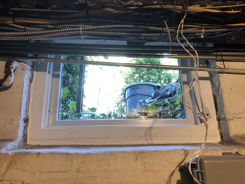 The customer was extremely pleased with the finsh on the replacement basement windows 